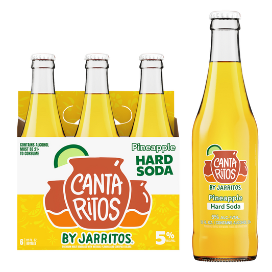 Cantaritos Hard Pineapple 6pk 12oz Btl 5% ABV