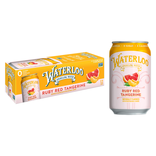 Waterloo Ruby Red Tangerine Sparkling Water 12pk 12oz Can
