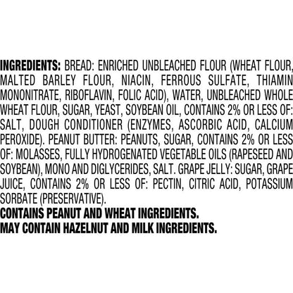 Smucker's Frozen Uncrustables PB & Grape Jelly Sandwich 4ct