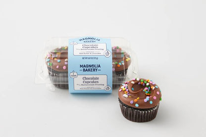 Magnolia Bakery Chocolate Cupcakes with Chocolate Buttercream- 2ct