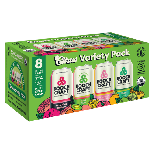 Boochcraft Citrus Variety Pack 8pk 12oz Can