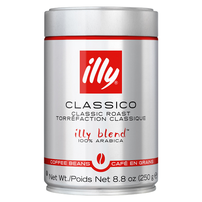 Illy Medium Roast Whole Bean Coffee 8.8oz Can