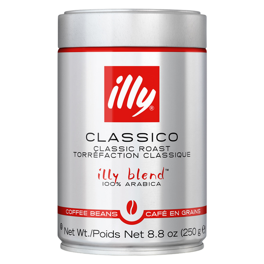 Illy Medium Roast Whole Bean Coffee 8.8oz Can