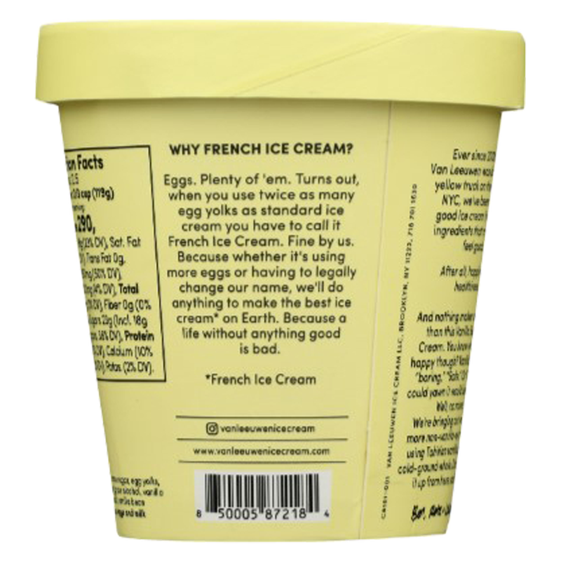 Van Leeuwen Vanilla Bean Ice Cream Pint 14oz