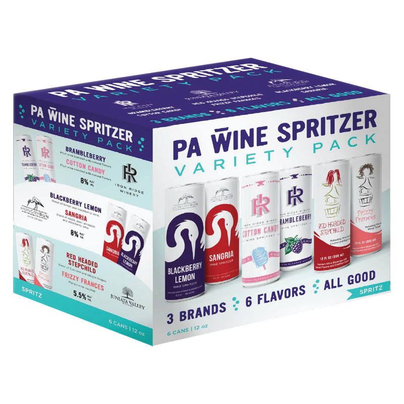 PA Wine Spritz Variety Pack 6pk 12oz Can 8% ABV