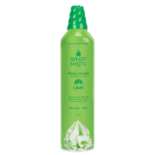 Whipshots Lime Vodka Infused Whipped Cream 200ml (20 Proof)