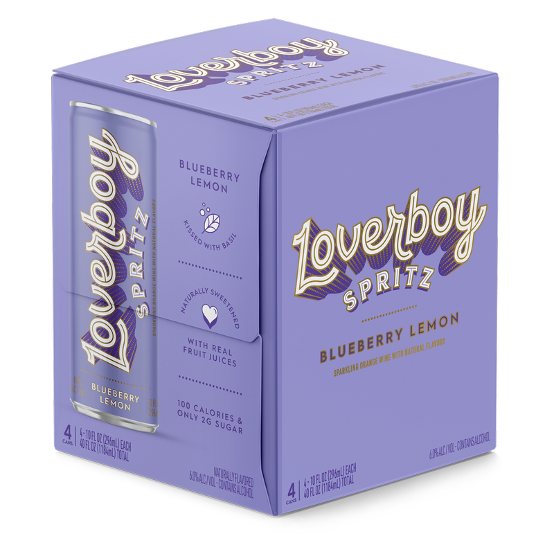 Loverboy Blueberry Lemon Spritz 4pk 250ml Can 6.0% ABV