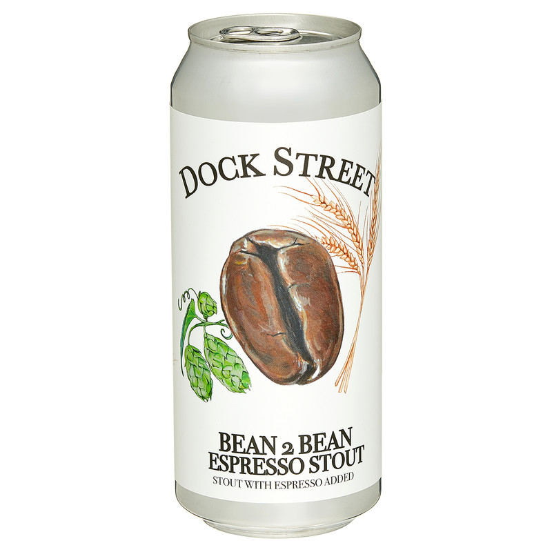Dock Street Bean2Bean Espresso Stout 4pk 16oz Can 6.0% ABV