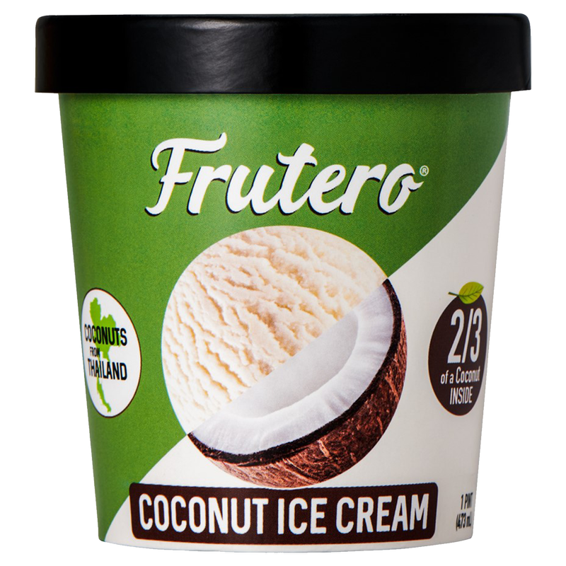 Frutero Coconut Ice Cream Pint 16oz