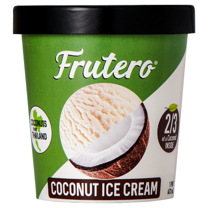 Frutero Coconut Ice Cream Pint 16oz