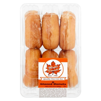 Maple Donut Glazed Donuts - 6ct