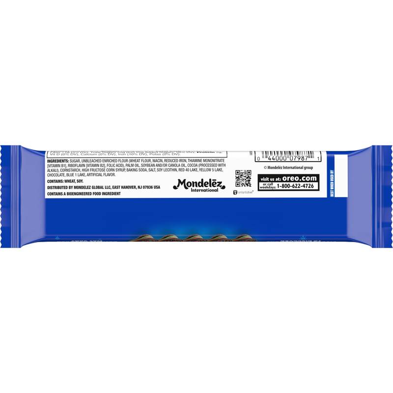 OREO Red and Green Festive Colored Creme Chocolate Sandwich Cookies, Limited Edition, 2.04 oz Snack Pack (4 Holiday Cookies)