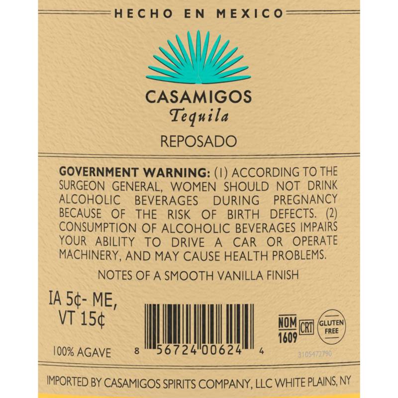 Casamigos Reposado Tequila 1.75L (80 Proof)
