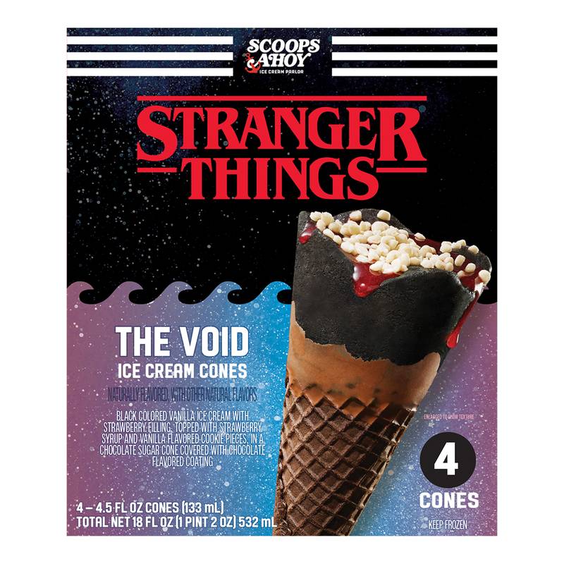 Stranger Things The Void Ice Cream Cone 4ct