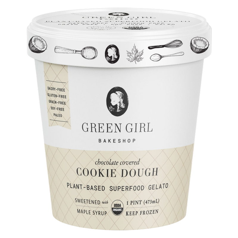 Green Girl Bakeshop Cookie Dough Gelato Pint