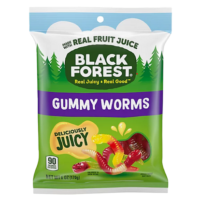 Black Forest Gummy Worms, 6oz