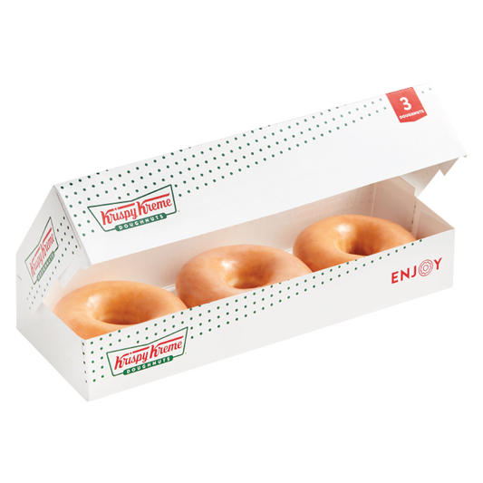 Krispy Kreme® 3-Count Original Glazed® Doughnuts