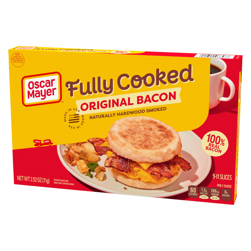 Oscar Mayer Original Fully Cooked Bacon - 2.52oz