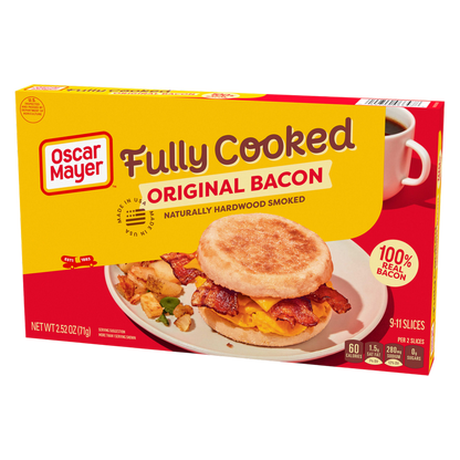 Oscar Mayer Original Fully Cooked Bacon - 2.52oz