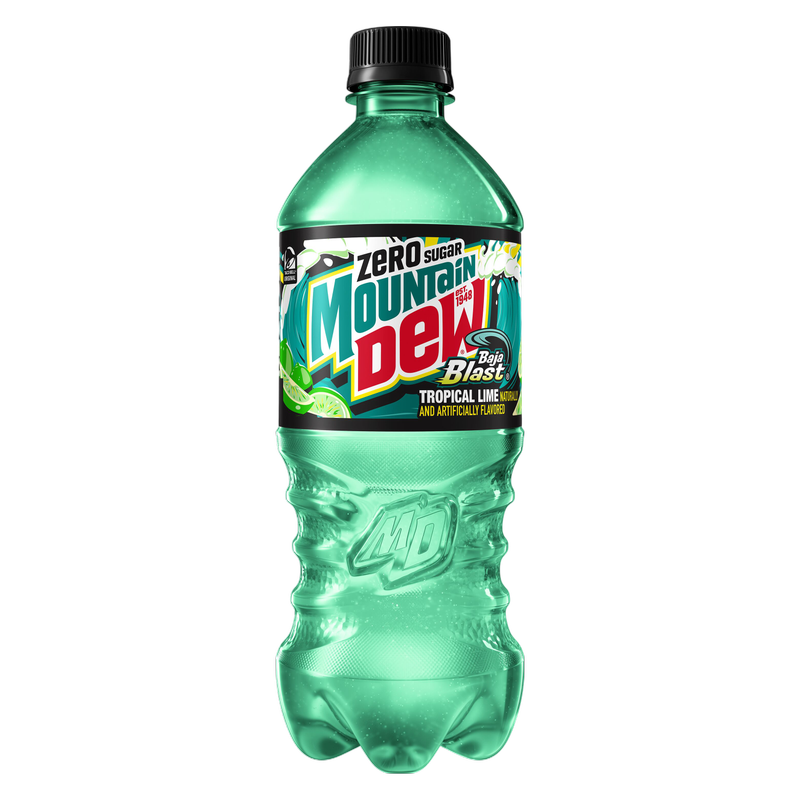 Mountain Dew Zero Sugar Baja Blast 20oz Btl