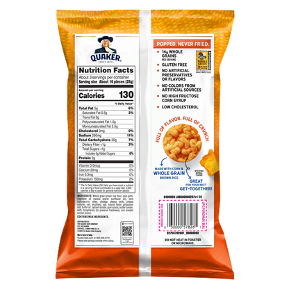 Quaker Rice Crisps Cheddar 3.03oz