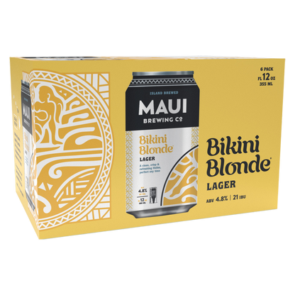 Maui Brewing Bikini Blonde Lager 6pk 12oz Can 4.8% ABV