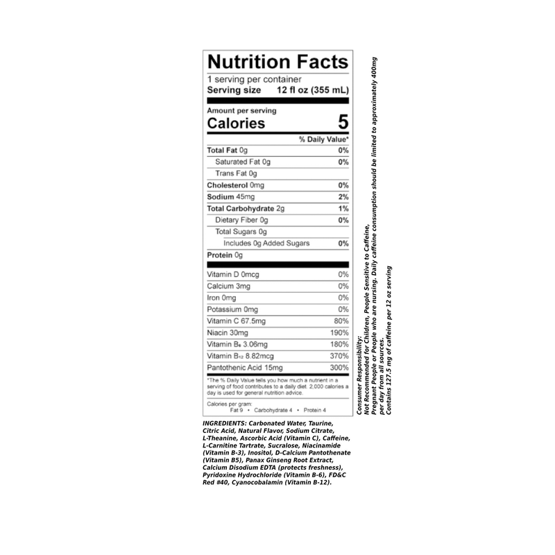 Juvee Watermelon Lime Energy 12oz Can