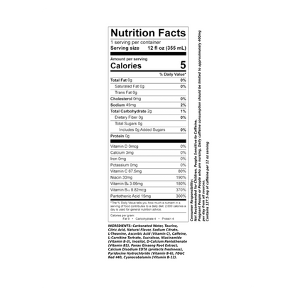 Juvee Watermelon Lime Energy 12oz Can