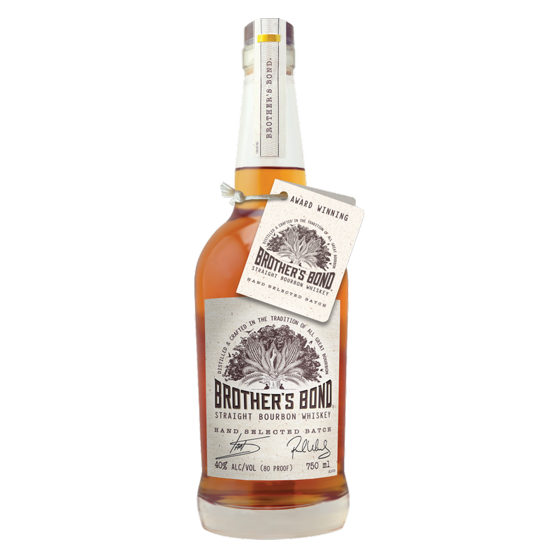 Brother's Bond Straight Bourbon Whiskey 750ml Bottle 40% ABV