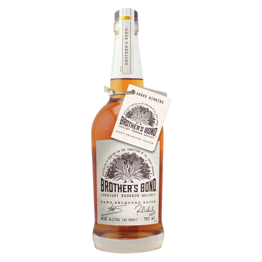 Brother's Bond Straight Bourbon Whiskey 750ml Bottle 40% ABV