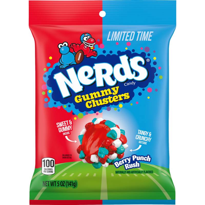 Nerds Gummy Clusters Red, White & Blue, 5 oz