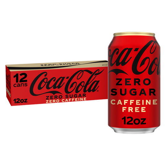 Coca-Cola Zero Sugar Caffeine Free 12pk 12oz Can