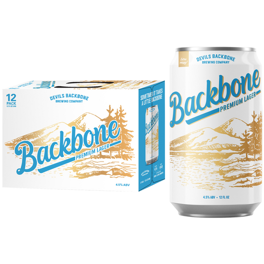 Devils Backbone Backbone Lager 12pk 12oz Can 4.5% ABV