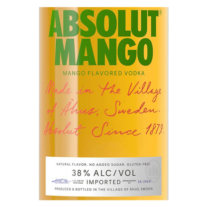 Absolut Mango Vodka 1L (80 Proof)