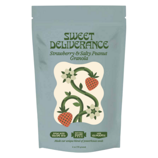 Sweet Deliverance Strawberry & Salty Peanut Granola, 8 oz