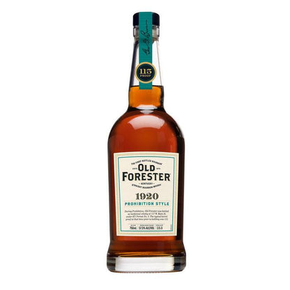 Old Forester Whiskey Row Series: 1920 Prohibition Style Kentucky Straight Bourbon Whisky, 750 mL Bottle, 115 Proof