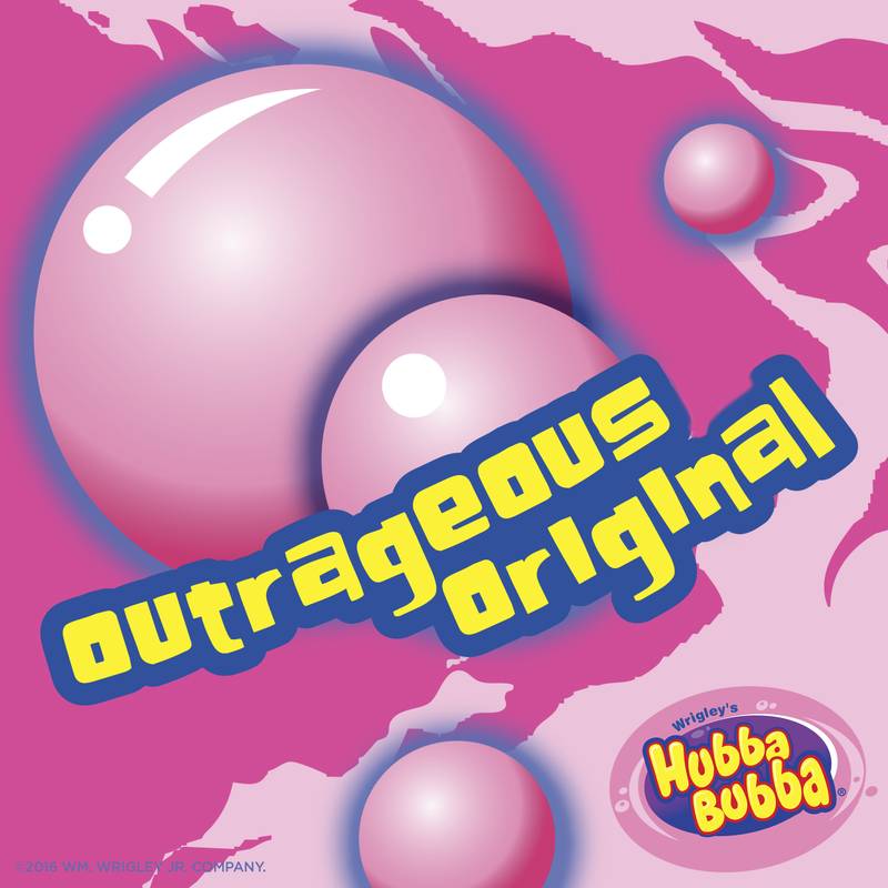 HUBBA BUBBA Max Original Bubble Gum, 5 Piece Pack