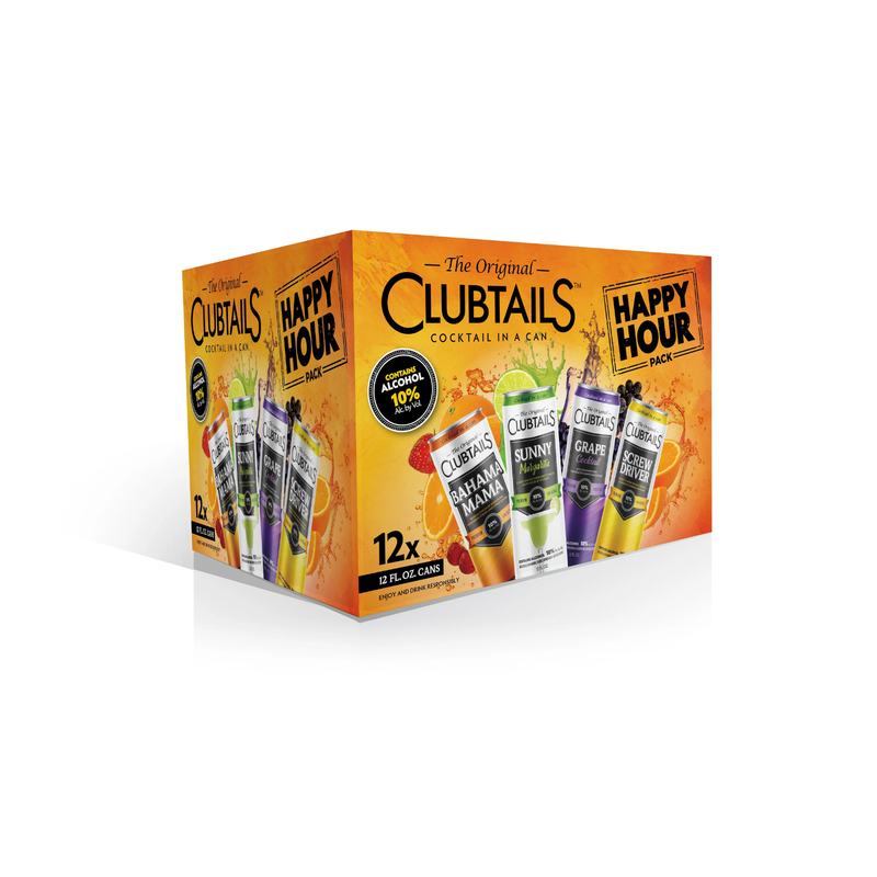 Clubtails Happy Hour Variety 12pk 12oz Can 10% ABV