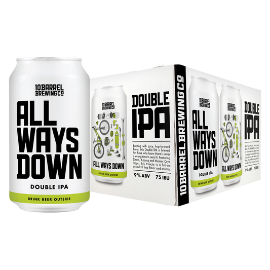 10 Barrel All Ways Down Double IPA 6pk 12oz Can 9.0% ABV