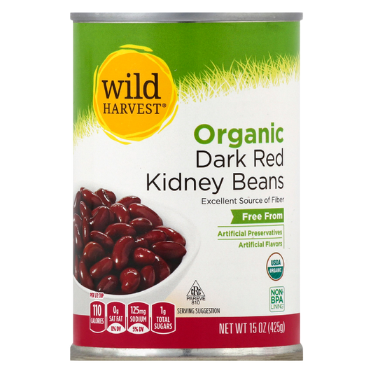 Wild Harvest Dark Red Kidney Beans 15oz