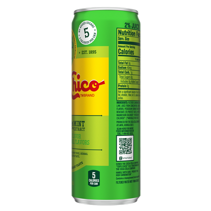 Topo Chico Sabores Lime Mint 12oz Can