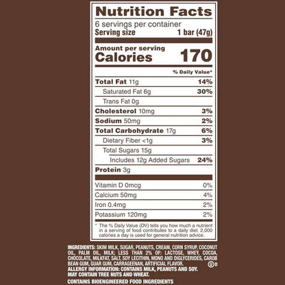 SNICKERS Ice Cream, Chocolatey Caramel Peanut Butter Ice Cream Bars, 6ct