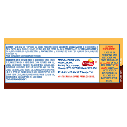 Frito Jalapeno Cheese Dip 9oz