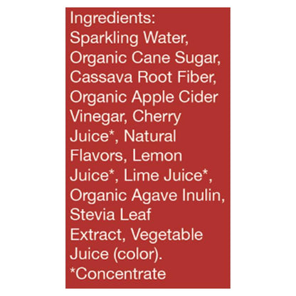 Poppi Prebiotic Cherry Limeade 4pk 12oz Can