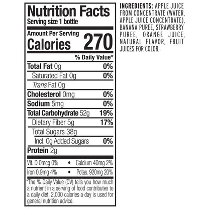 Naked Juice Strawberry Banana Smoothie 15.2oz Btl