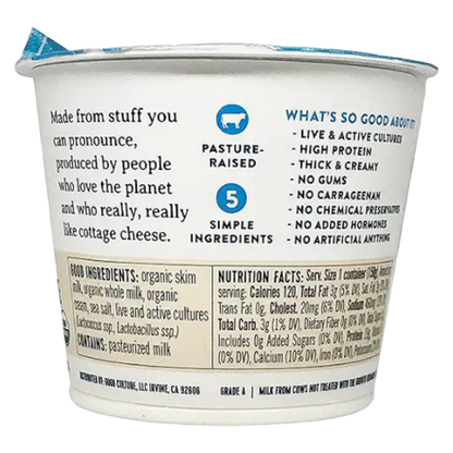 Good Culture Organic 2% Low-fat Cottage Cheese - 5oz