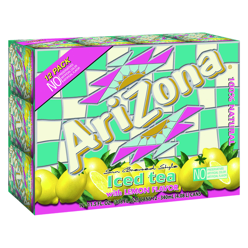AriZona Lemon Tea 12pk 11.5oz Can