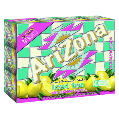 AriZona Lemon Tea 12pk 11.5oz Can