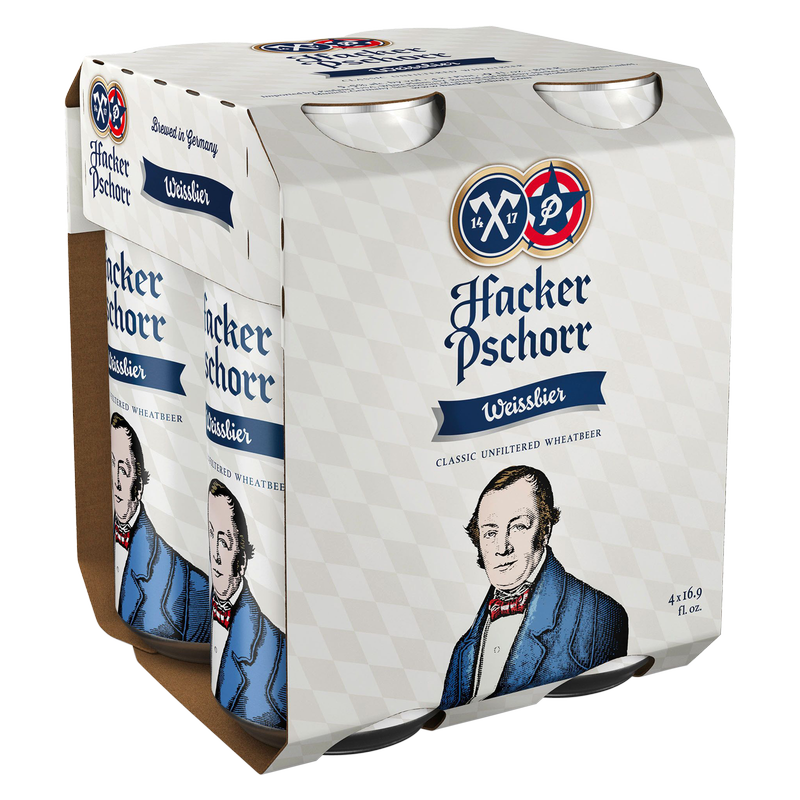 Hacker-Pschorr Weissbier 4pk 16oz Can