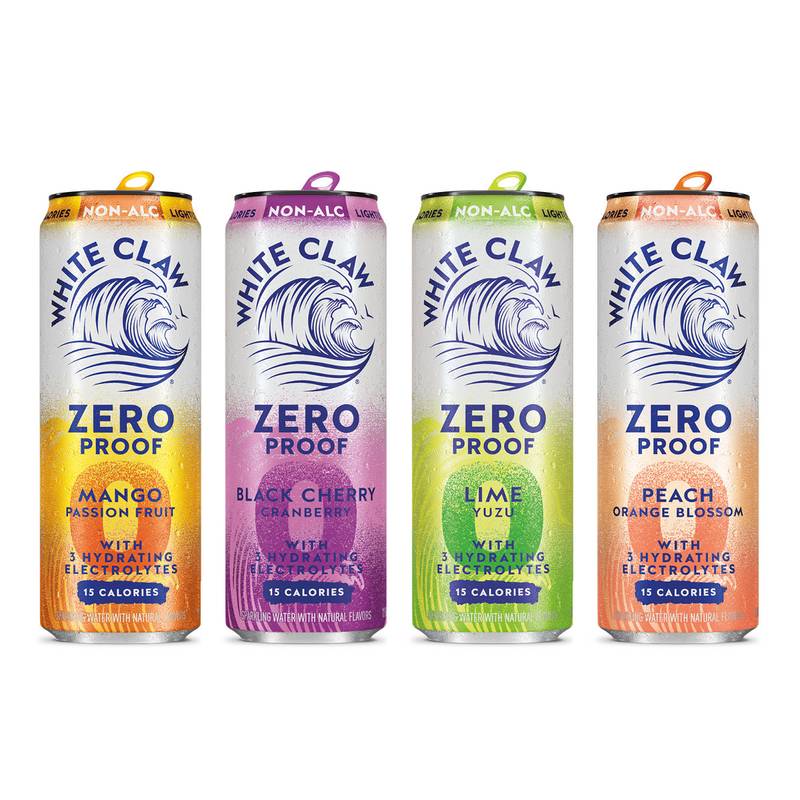White Claw Zero Proof Variety 12pk 12oz Can